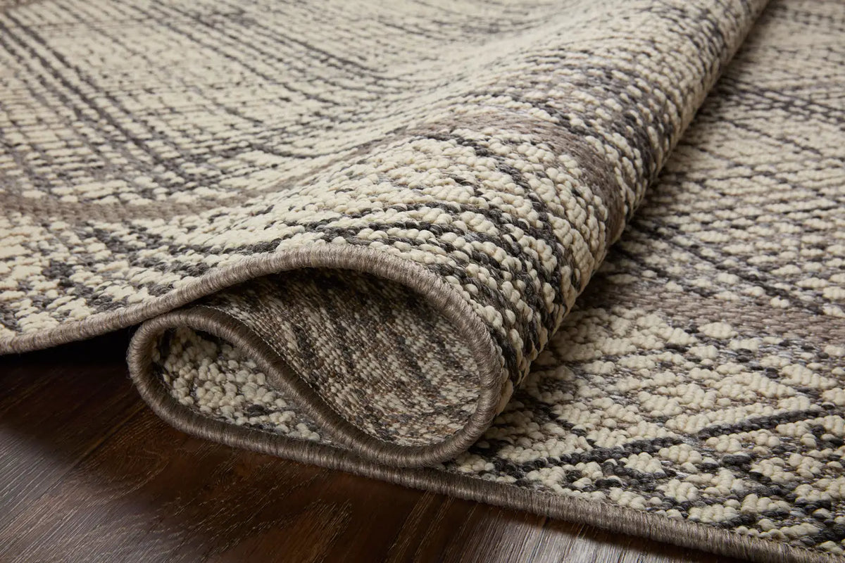 Loloi Rainier Rai-10 Ivory/Charcoal Rug - pile height