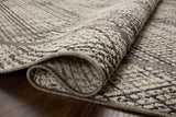 Loloi Rainier Rai-10 Ivory/Charcoal Rug - pile height