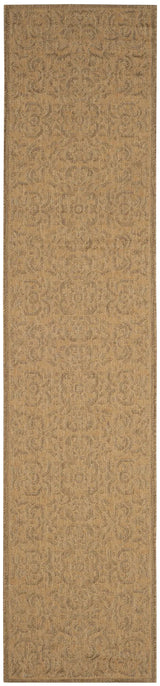 Safavieh Courtyard 2'-3" x 10'-0" Rug in Natural / Gold