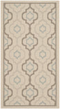 Safavieh Courtyard 2'-7" x 5'-0" Rug in Beige / Dark Beig