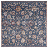 Safavieh Heirloom 700 6'-7" x 6'-7" Rug in Navy / Beige