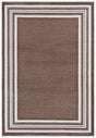 Safavieh Cabana 4'-0" x 6'-0" Rug in Brown / Ivory