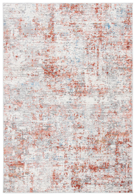 Safavieh Shivan 100 4'-0" x 6'-0" Rug in Ivory / Rust