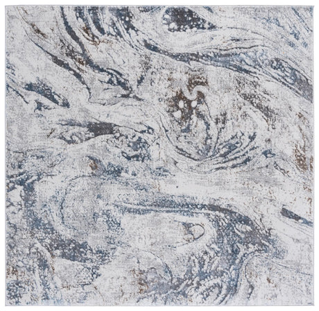 Safavieh Sonoma 6'-7" x 6'-7" Rug in Ivory / Light Blue