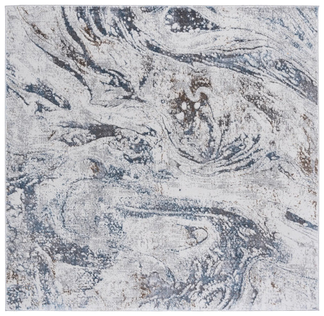 Safavieh Sonoma 6'-7" x 6'-7" Rug in Ivory / Light Blue