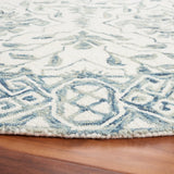Safavieh Dip Dye 5'-0" x 5'-0" Rug in Blue / Ivory