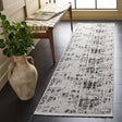 Safavieh Mila 2'-2" x 8'-0" Rug in Black / Ivory