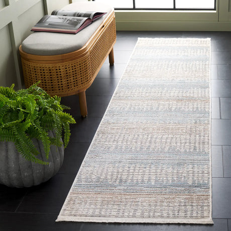 Safavieh Mila 2'-2" x 8'-0" Rug in Beige / Blue
