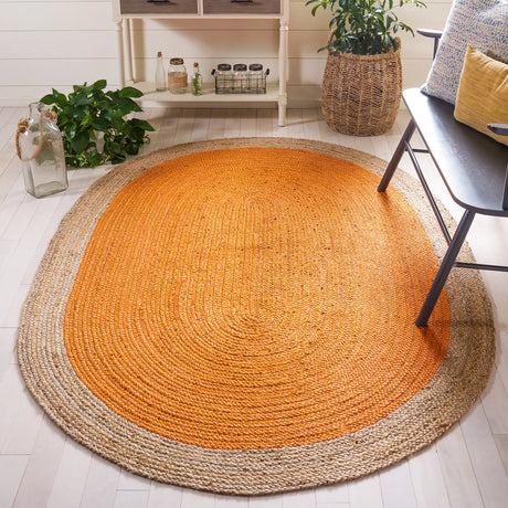 Safavieh Natural Fiber 5'-0" x 8'-0" Rug in Orange / Natural