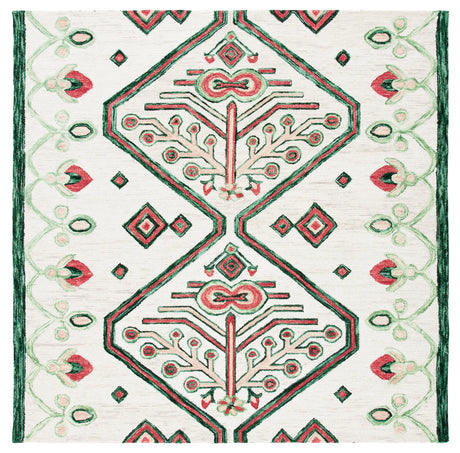 Safavieh Aspen 7'-0" x 7'-0" Rug in Ivory / Green