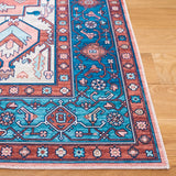 Safavieh Arizona 4'-0" x 6'-0" Rug in Rust / Navy