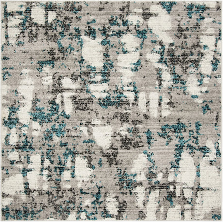 Safavieh Skyler 6'-7" x 6'-7" Rug in Grey / Blue