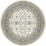 Dynamic Rugs Yazd 2803 Ivory/Grey Rug - Round