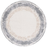 Safavieh Alenia 100 6'-7" x 6'-7" Rug in Ivory / Grey