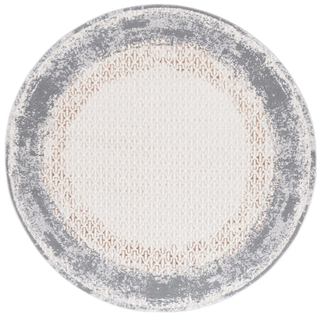 Safavieh Alenia 100 6'-7" x 6'-7" Rug in Ivory / Grey