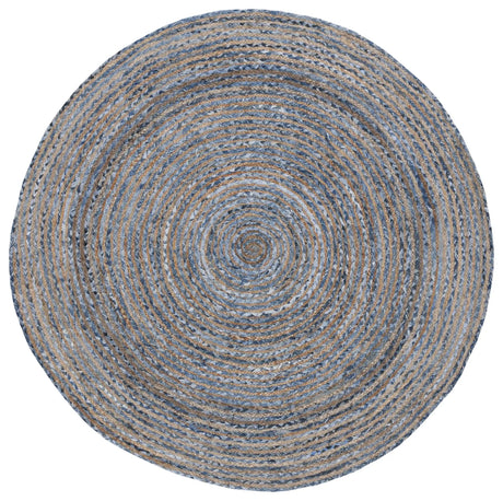 Safavieh Cape Cod 5'-0" x 5'-0" Rug in Blue / Natural