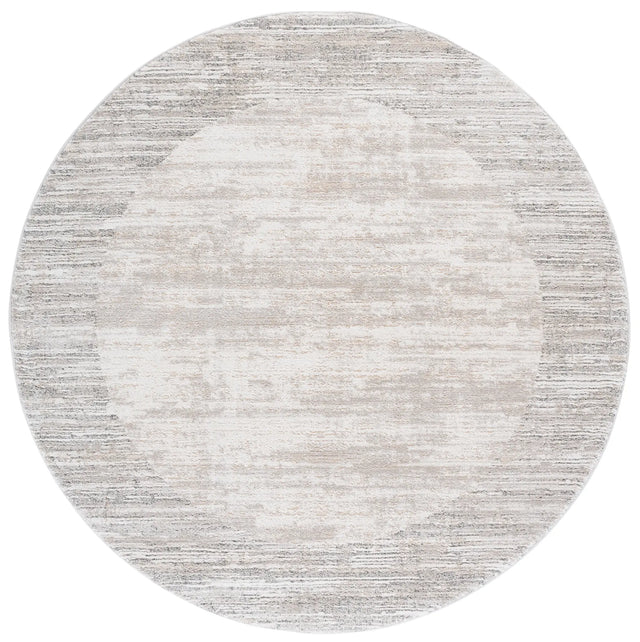 Safavieh Northport 6'-7" x 6'-7" Rug in Ivory / Grey