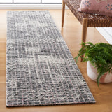 Safavieh Metro 2'-3" x 9'-0" Rug in Black / Ivory