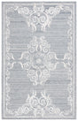 Safavieh Glamour 4'-0" x 6'-0" Rug in Grey / Ivory