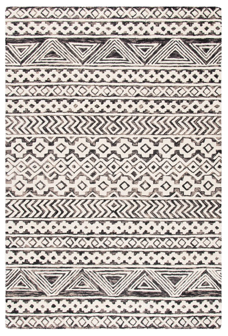 Safavieh Abstract 4'-0" x 6'-0" Rug in Ivory / Grey
