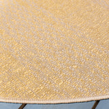 Safavieh Courtyard 6'-7" x 6'-7" Rug in Beige / Gold