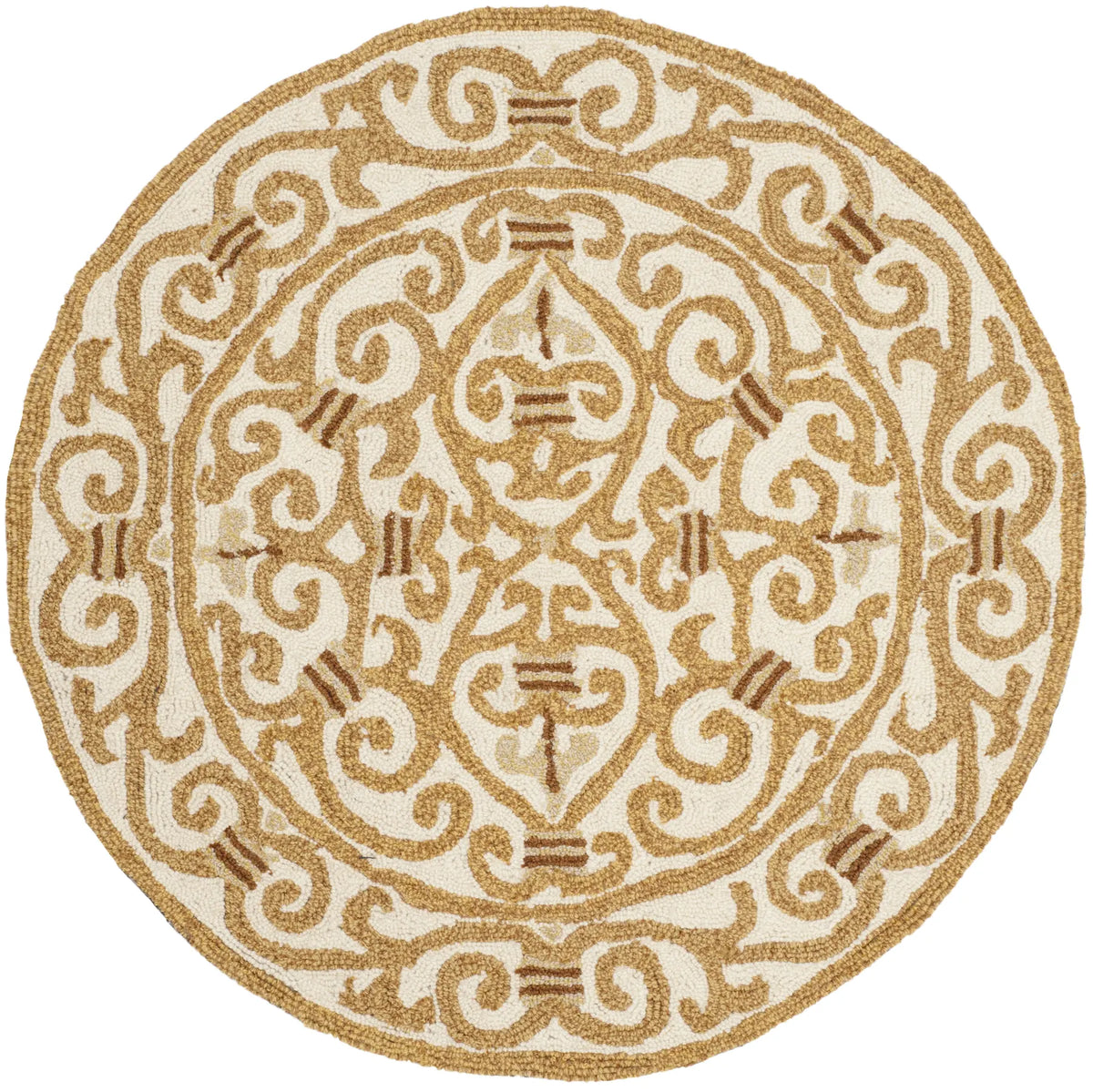 Safavieh Chelsea 3'-0" x 3'-0" Rug in Ivory / Gold