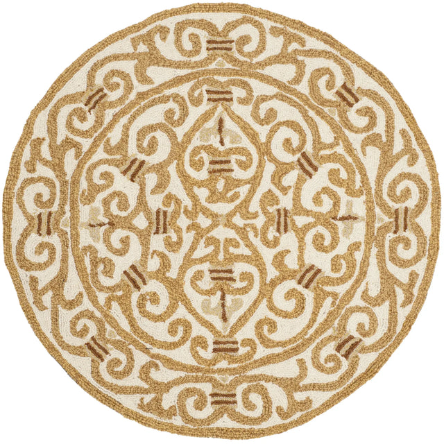 Safavieh Chelsea 3'-0" x 3'-0" Rug in Ivory / Gold