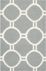 Safavieh Dhurries 2'-6" x 4'-0" Rug in Grey / Ivory