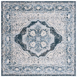 Safavieh Rosewood 6'-7" x 6'-7" Rug in Ivory / Blue