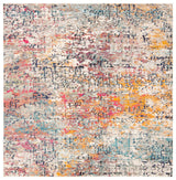 Safavieh Madison 6'-7" x 6'-7" Rug in Grey / Pink