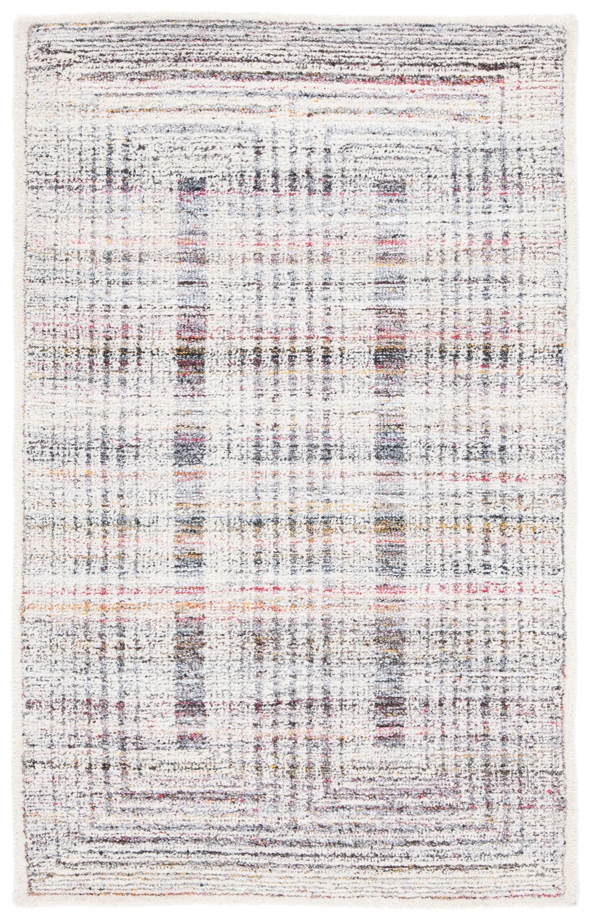 Safavieh Metro 3'-0" x 5'-0" Rug in Red / Ivory