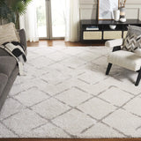 Safavieh Arizona Shag 10'-0" x 14'-0" Rug in Ivory / Beige