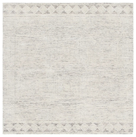 Safavieh Abstract 6'-0" x 6'-0" Rug in Ivory / Grey