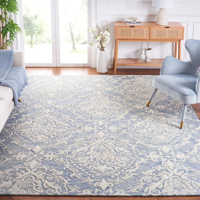Safavieh Blossom 10'-0" x 14'-0" Rug in Blue / Ivory