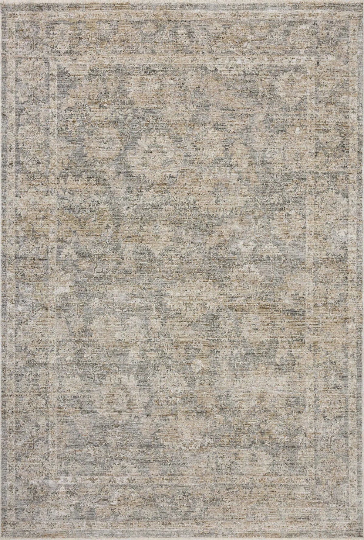 Loloi Tabitha Tai-04 Slate/Natural Rug - main flat