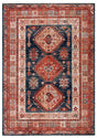 Safavieh Herat 300 4'-0" x 6'-0" Rug in Rust / Black