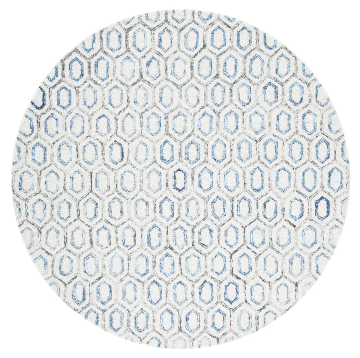 Safavieh Metro 6'-0" x 6'-0" Rug in Ivory / Blue