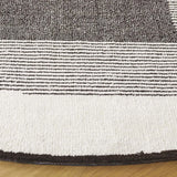 Safavieh Audrey 6'-0" x 6'-0" Rug in Dark Grey / Ivory