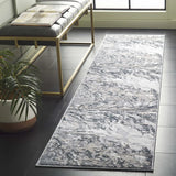 Safavieh Alenia 100 2'-0" x 8'-0" Rug in Grey / Blue