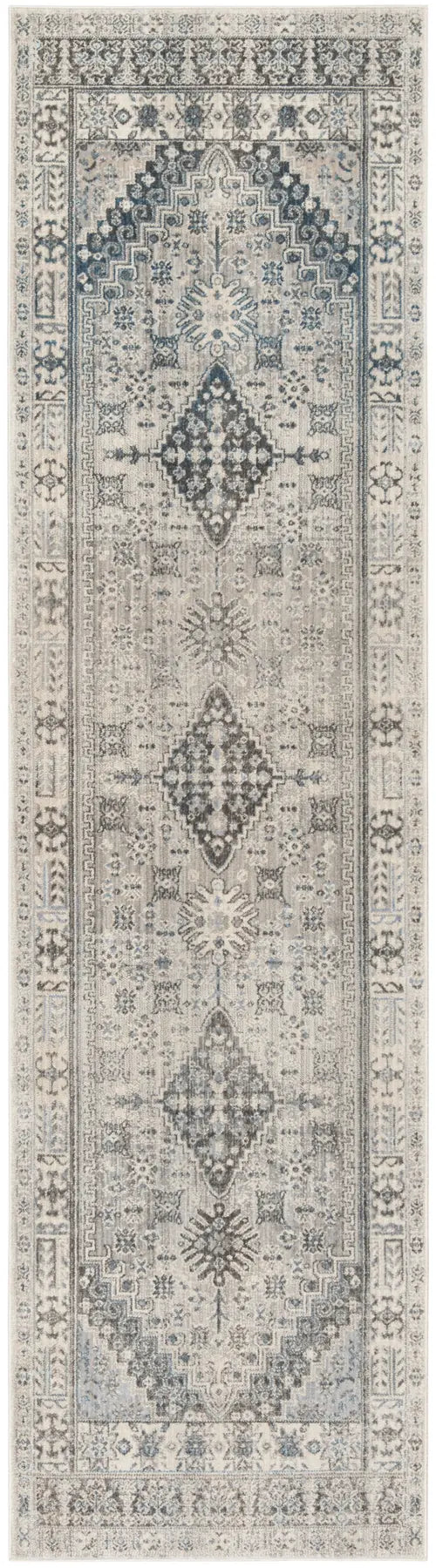 Safavieh Vintage Persian 2'-2" x 10'-0" Rug in Grey / Blue