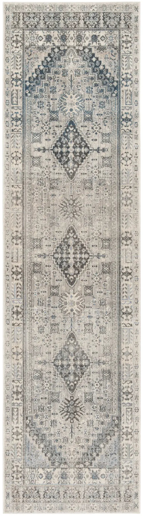 Safavieh Vintage Persian 2'-2" x 10'-0" Rug in Grey / Blue