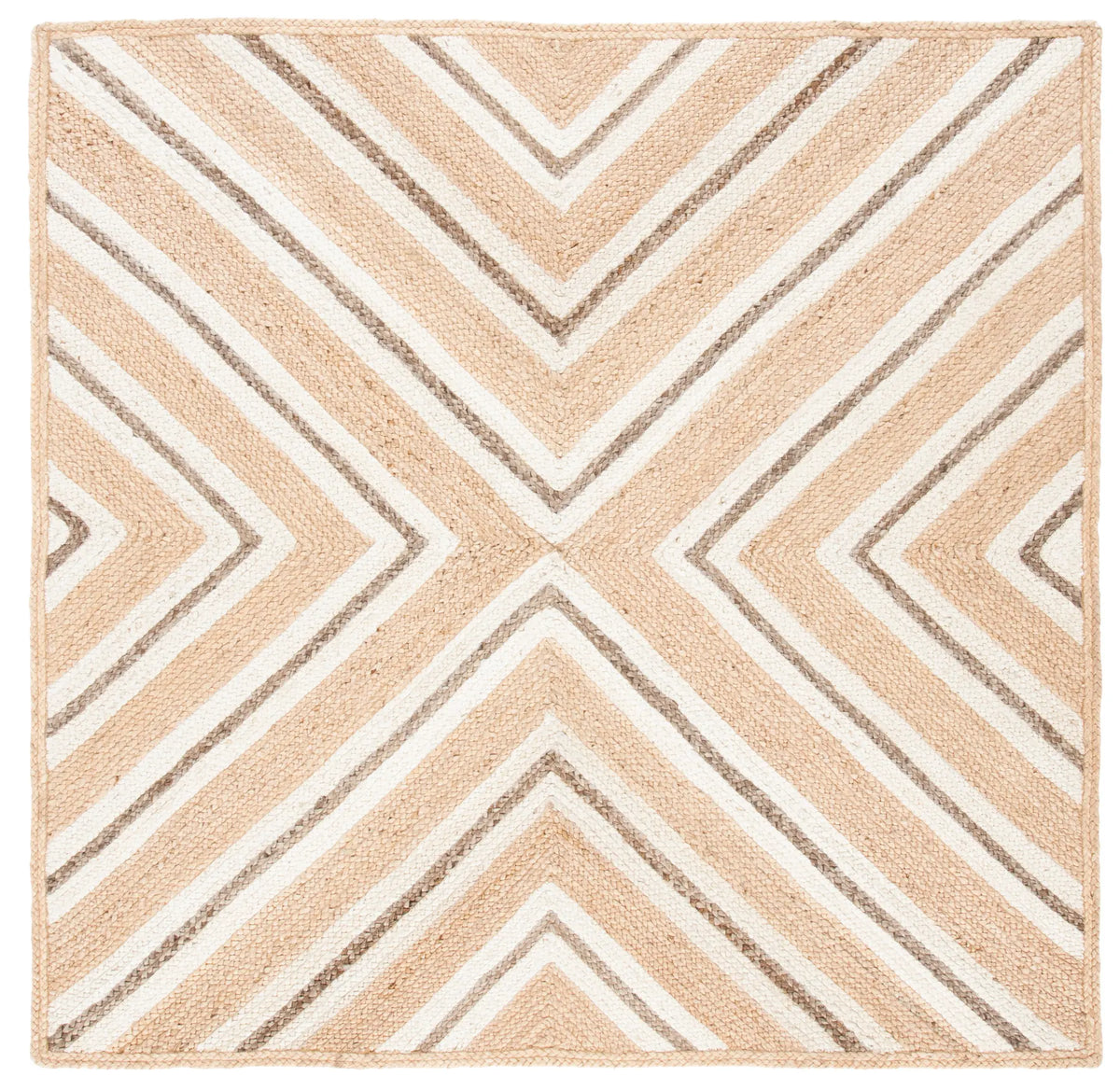 Safavieh Natural Fiber 6'-0" x 6'-0" Rug in Natural / Ivory
