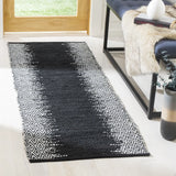 Safavieh Vintage Leather 2'-3" x 6'-0" Rug in Light Grey / Black