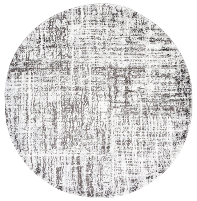 Safavieh Berber Shag 7'-0" x 7'-0" Rug in Grey / Dark Grey
