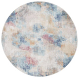 Safavieh Phoenix 500 6'-7" x 6'-7" Rug in Aqua / Gold Rose