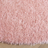 Safavieh Lindsay Shag 6'-7" x 6'-7" Rug in Pink