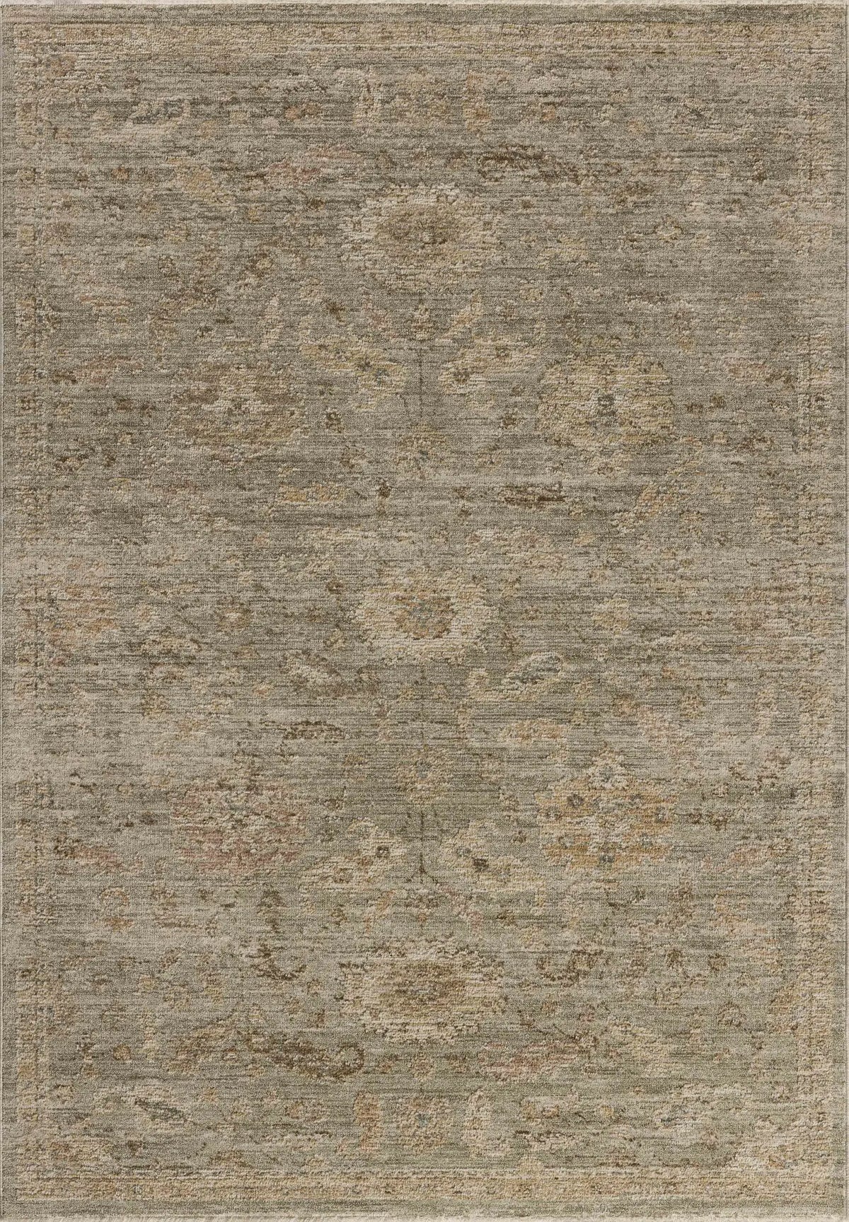 Loloi Willa WIA-06 Sage / Multi Power Loomed Rug - main flat