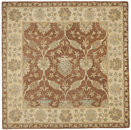 Safavieh Antiquity 6'-0" x 6'-0" Rug in Brown / Taupe