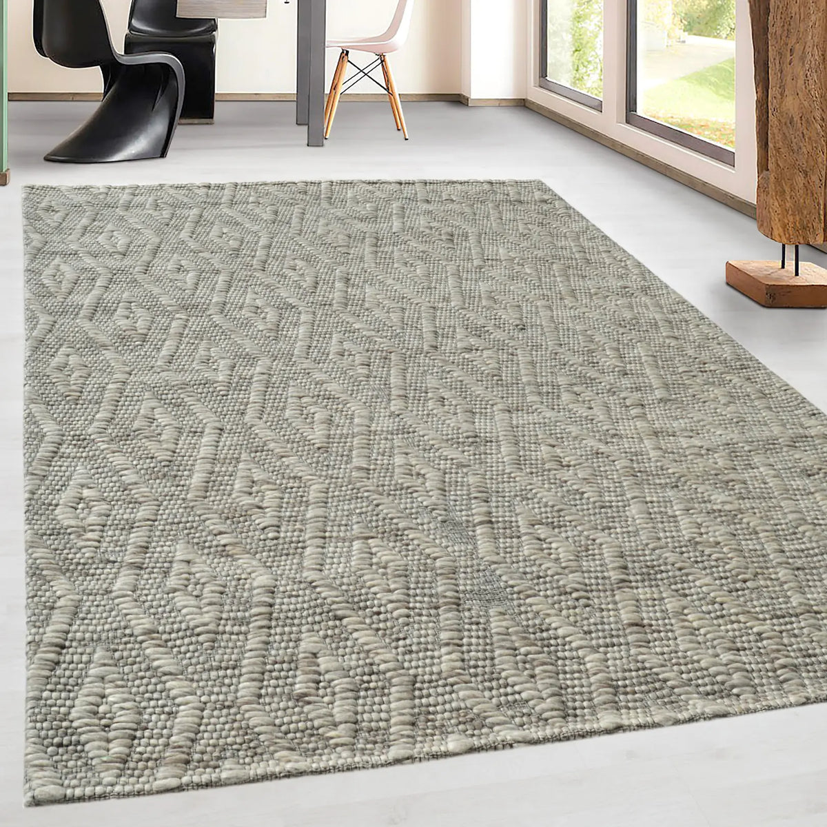 Dynamic Rugs Grove 6213 Mix Grey Rugs - Room