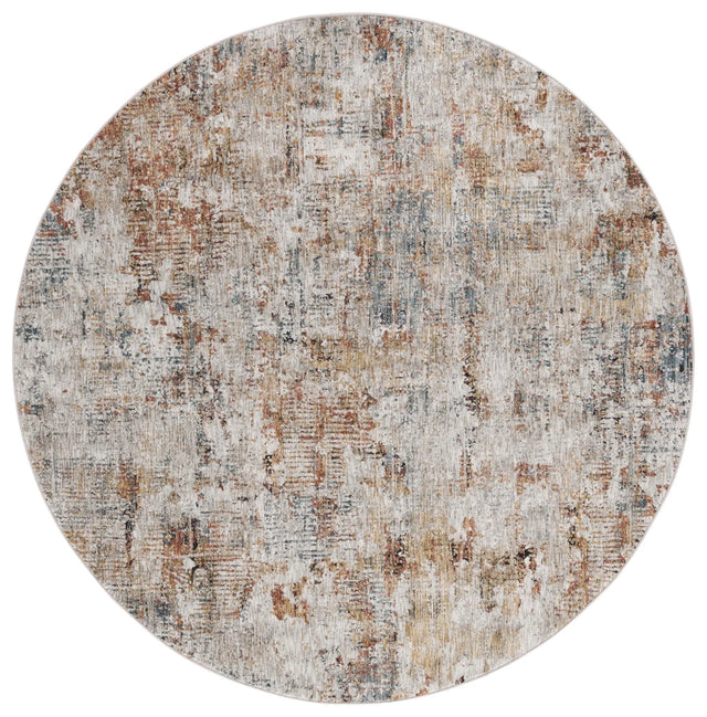 Safavieh Silverado 6'-4" x 6'-4" Rug in Rust / Blue